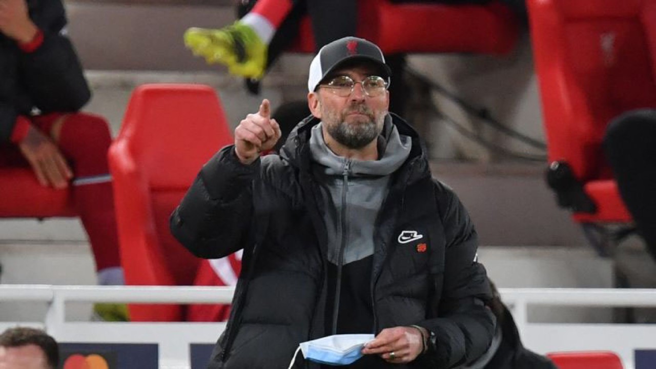 Pelatih Liverpool Jurgen Klopp. (ANTARA/AFP/PAUL ELLIS)