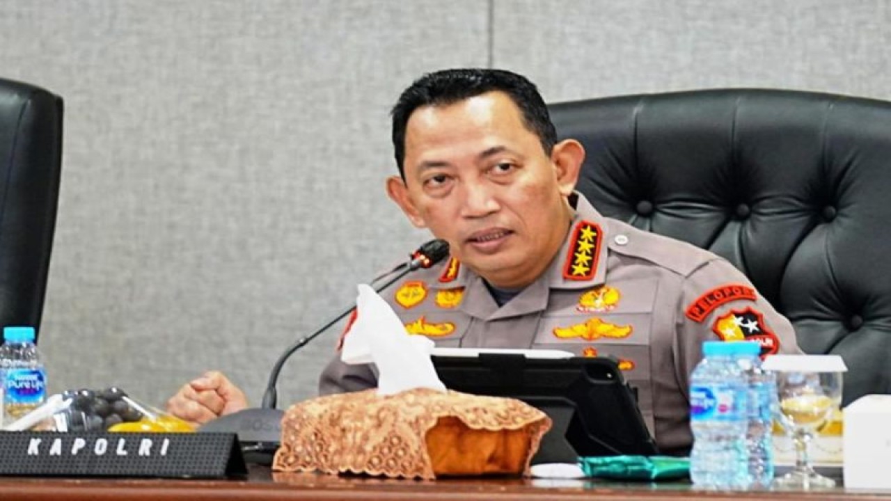 Kapolri Jenderal Pol. Listyo Sigit Prabowo. ANTARA/HO-DivHumas Polri