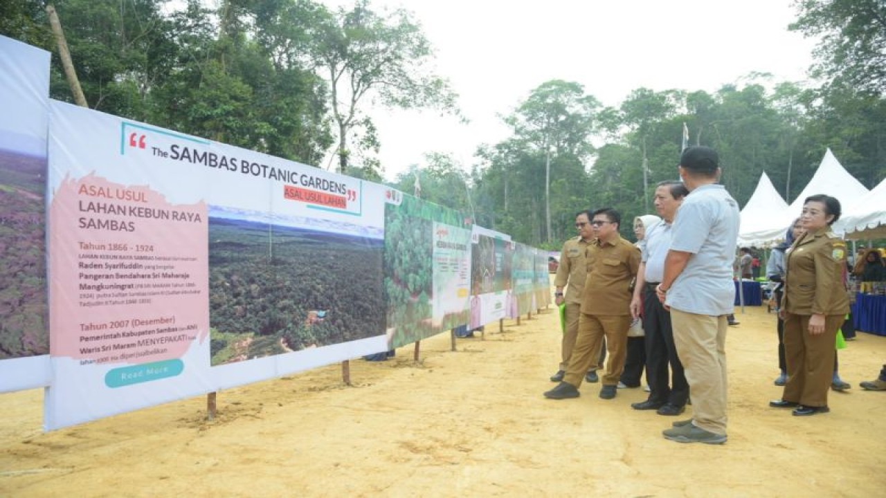 Kegiatan peresmian Kebun Raya Sambas (ANTARA/Imbran)