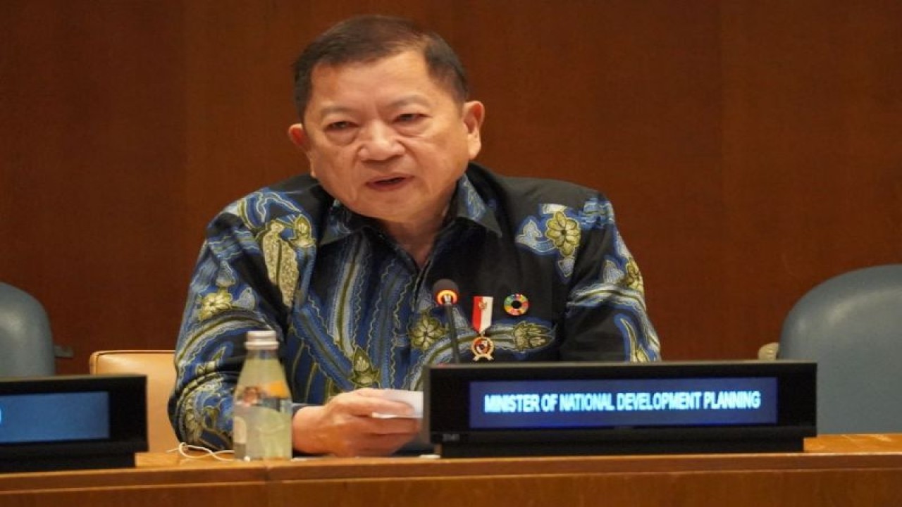 Kepala Badan Perencanaan Pembangunan Nasional/Menteri Perencanaan Pembangunan Nasional Suharso Monoarfa. ANTARA/HO-Bappenas