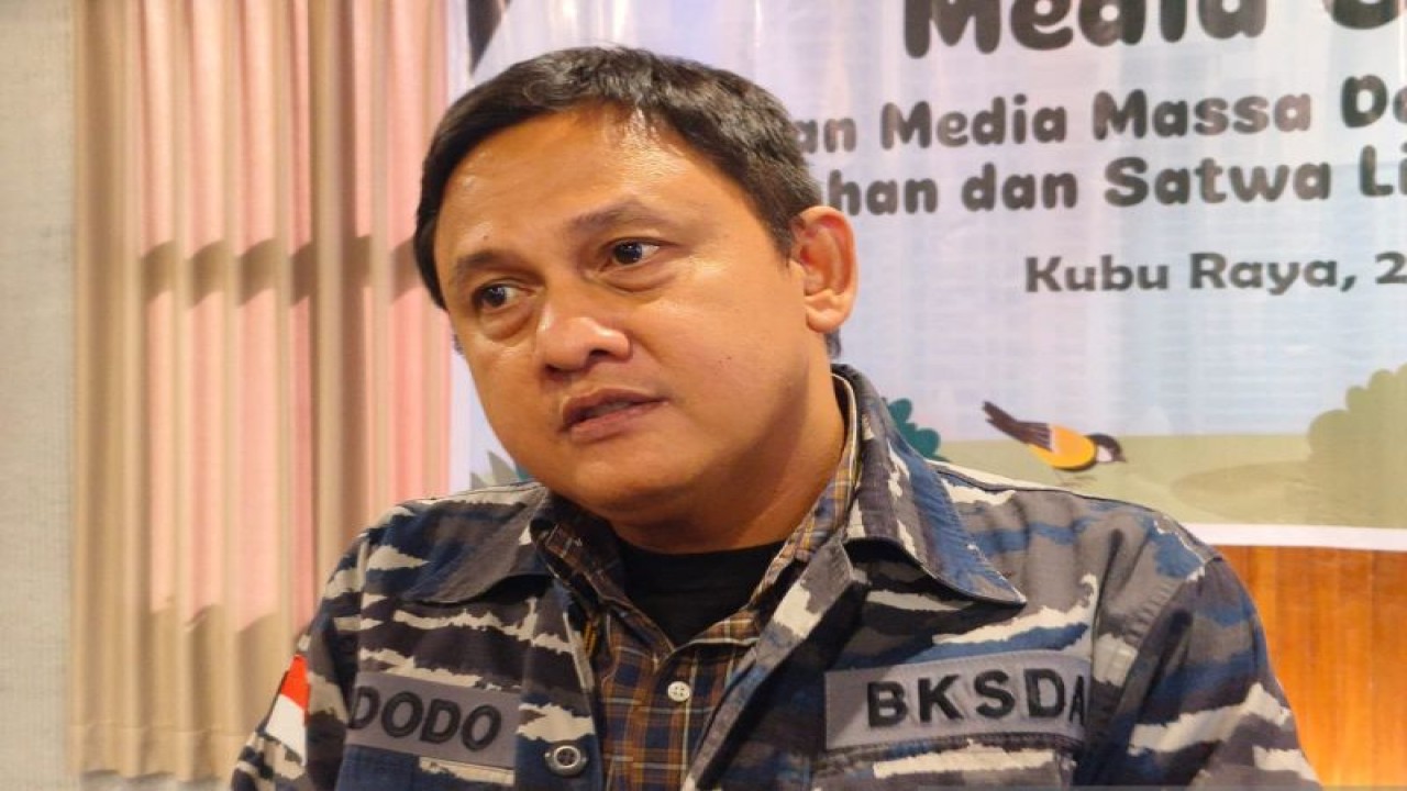 Kepala Balai Konservasi Sumber Daya Alam (BKSDA) Kalbar RM Wiwied Widodo (ANTARA/Dedi)