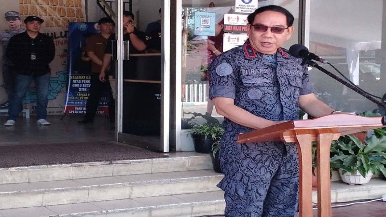 Kepala BNN Sulut Brigjen Pol. Pitra Ratulangi. ANTARA/Jorie Darondo