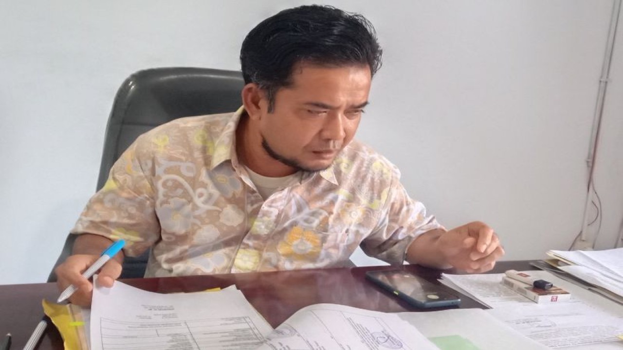 Kepala Dinas Pekerjaan Umum dan Penataan Ruang Kabupaten Mukomuko Apriansyah, Kamis (31/8/2023) ANTARA/Ferri.
