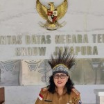 Kepala PLBN Skouw, BNPP RI, B. Mathilda Pusung (ANTARA/Yudhi Efendi)-1692336927