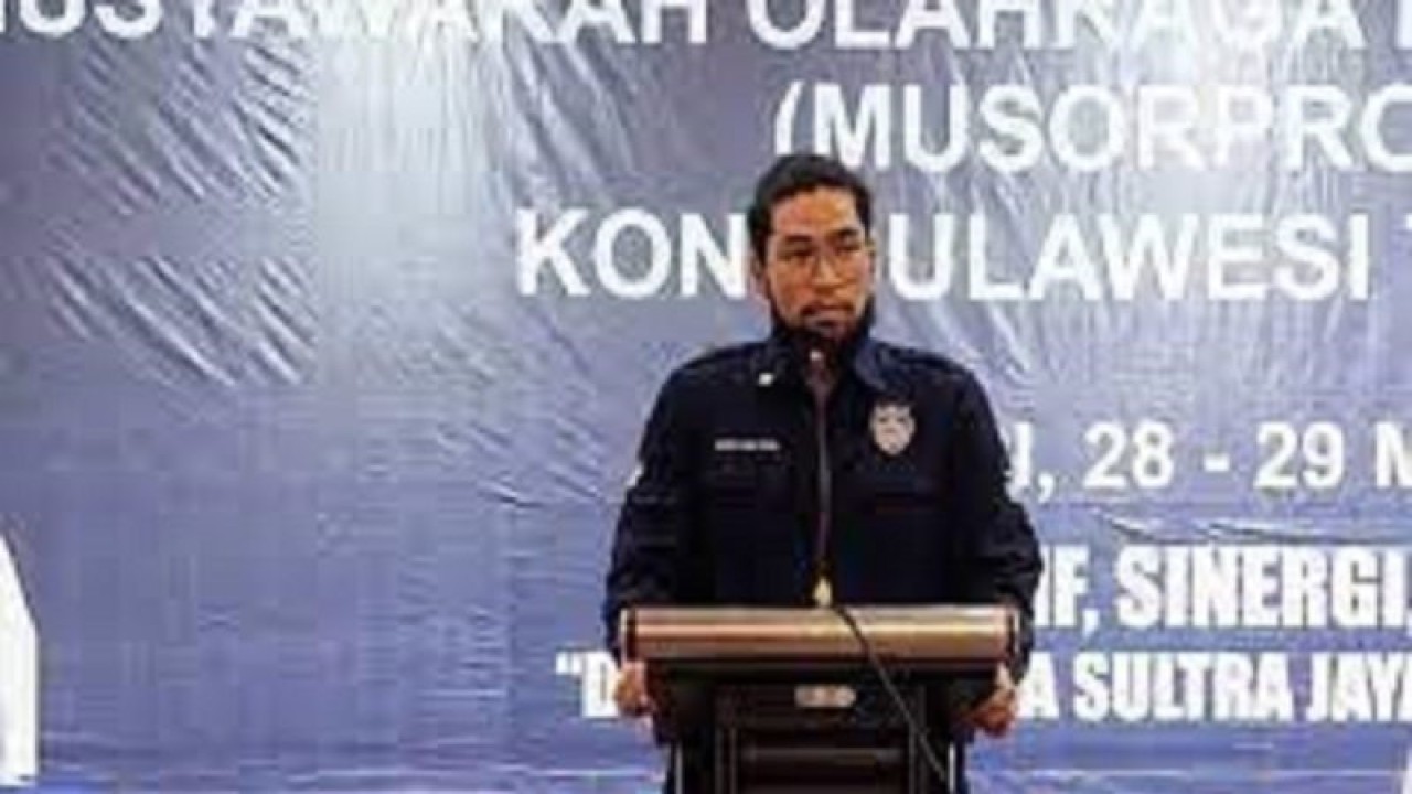 Ketua KONI Sultra, Alvin Taufan Putra. (Foto Antara/HO-Humas KOni Sultra)