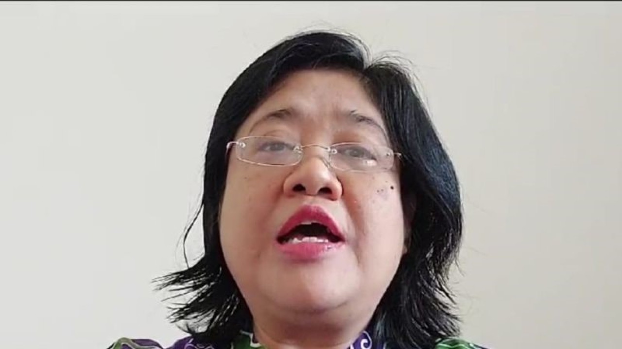 Tangkapan layar video - Komisioner Komisi Kepolisian Nasional Republik Indonesia (Kompolnas RI) Poengky Indarti. ANTARA/Darwin Fatir.