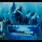 Lanal Gorontalo gandeng unsur terkait kibarkan bendera di dalam laut-1692336353