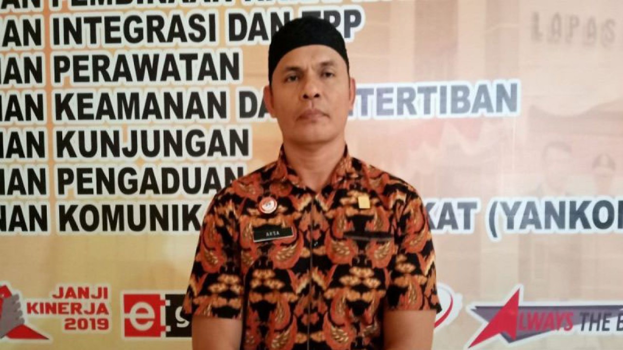 Kepala Seksi Bimbingan Narapidana dan Anak Didik Lapas Baubau Muhammad Nur Aksa. ANTARA/Yusran