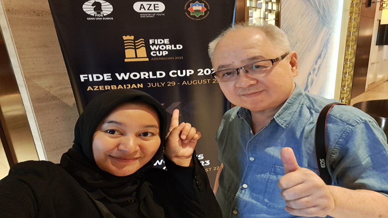 Medina Warda Aulia bersama Ketua Bidang Pembinaan dan Prestasi PB Percasi Kristianus Liem/ist