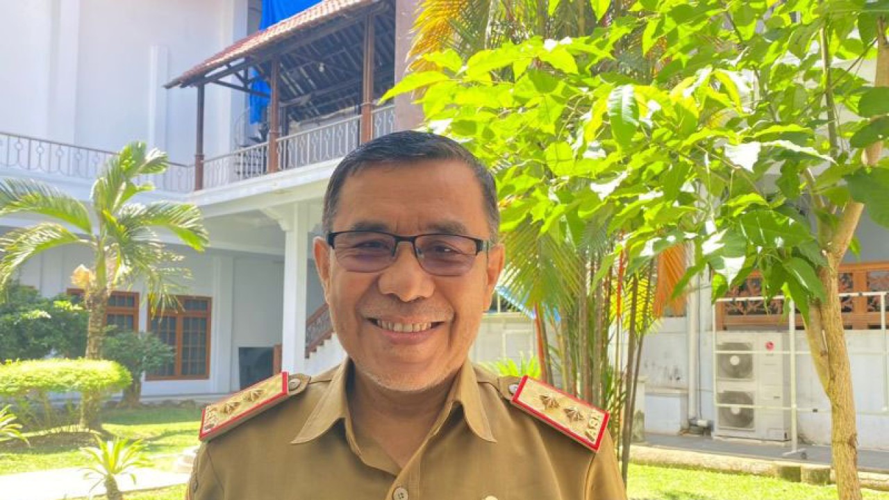 Kepala BPKAD Provinsi Sultra Muhammad Ilyas Abibu. (ANTARA/La Ode Muh Deden Saputra)