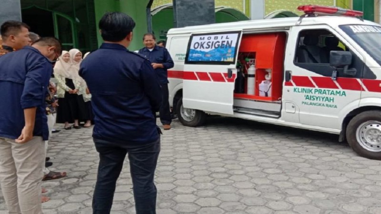Muhammadiyah luncurkan mobil-rumah singgah oksigen hadapi karhutla. (ANTARA/HO-Media Center Palangka Raya)