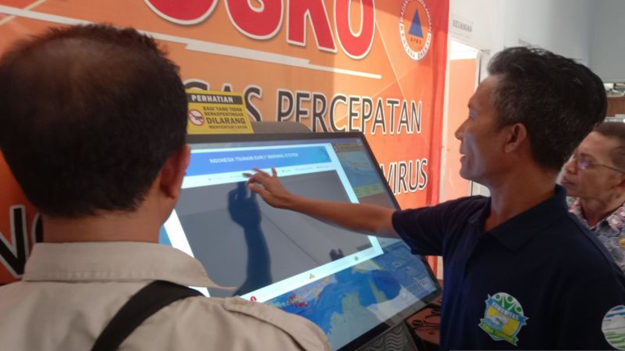 Suasana di Kantor Badan Penanggulangan Bencana Daerah Kabupaten Mukomuko, Jumat (25/8/2023) ANTARA/Ferri.