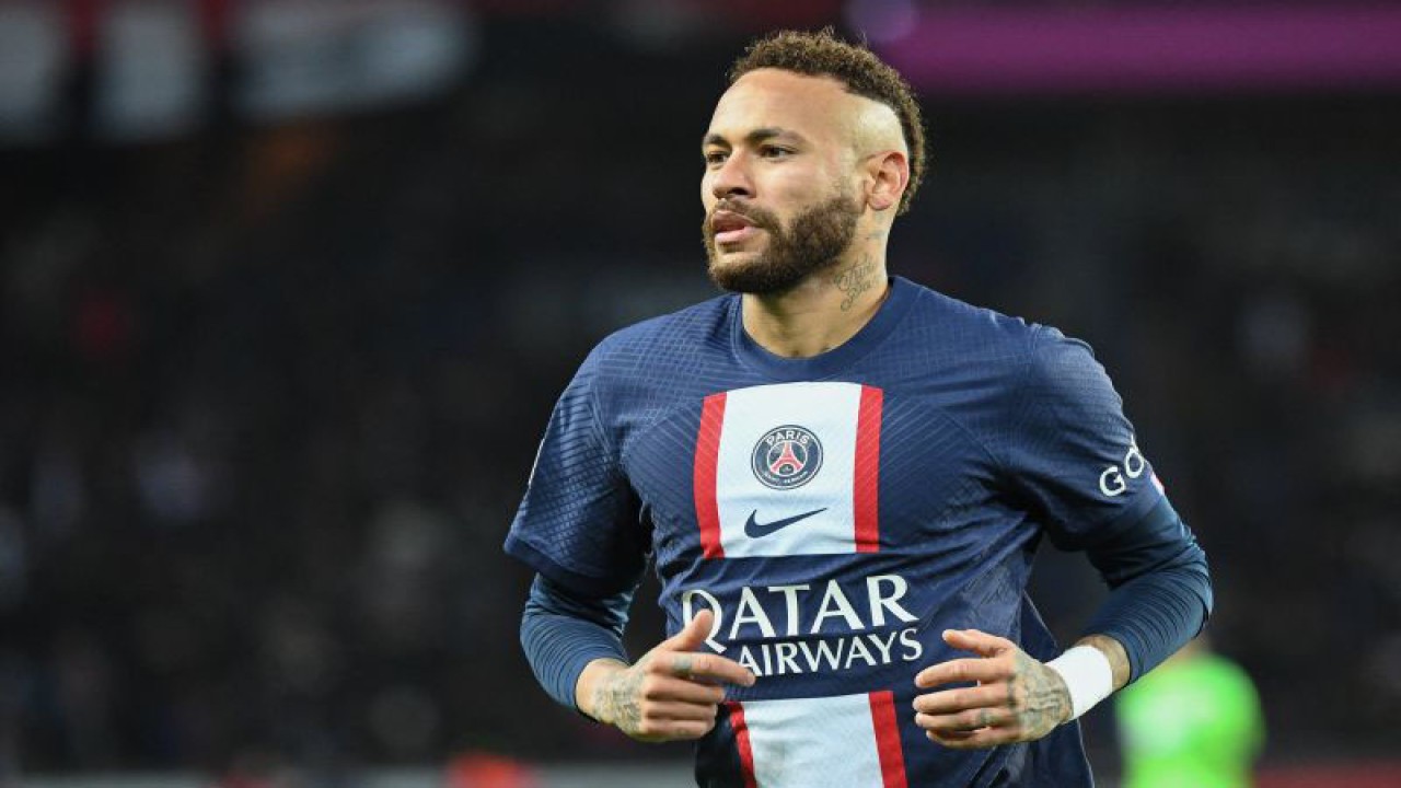 Neymar resmi gabung klub Arab Saudi, Al-Hilal dari Paris Saint-Germain pada 15 Agustus 2023. ANTARA/AFP/BERTRAND GUAY