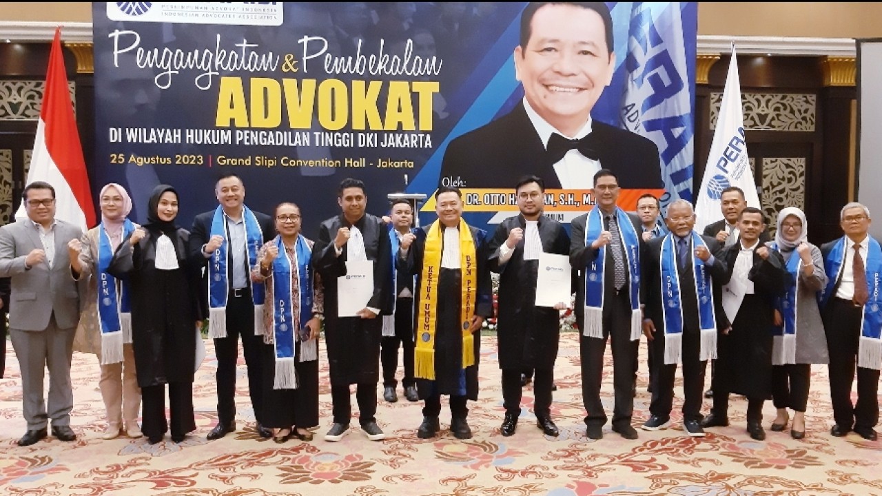 Beri pembekalan ke 452 Advokat wilayah PT DKI Jakarta, Otto Hasibuan tegaskan lagi soal hak Imunitas/Nusantaratv.com
