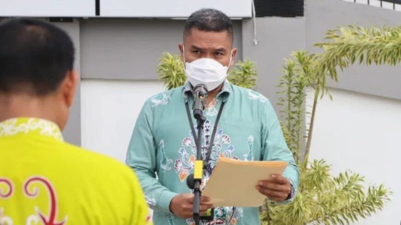 Sekretaris Dinas Pendidikan Kota Palangka Raya, Kalimantan Tengah Aprae Vico Ranan. ANTARA/Adi Wibowo