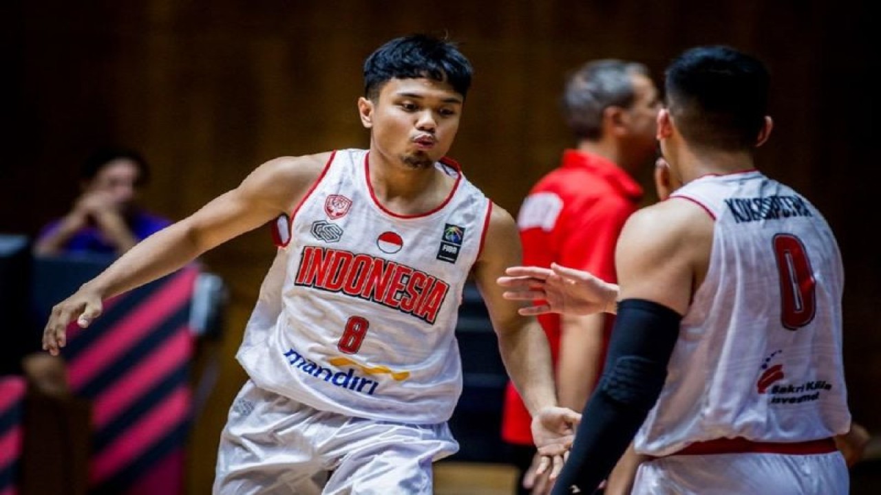 Pemain Timnas Basket Indonesia Yudha Saputera. ANTARA/HO-Perbasi