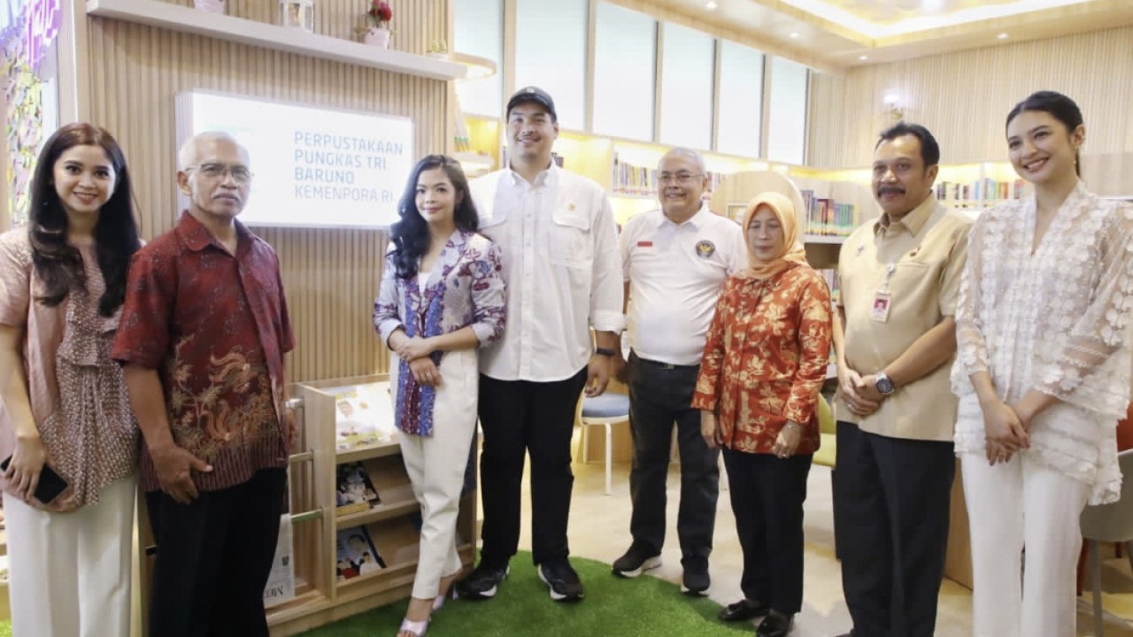 Peresmian Perpustakaan Pungkas Tri Baruno