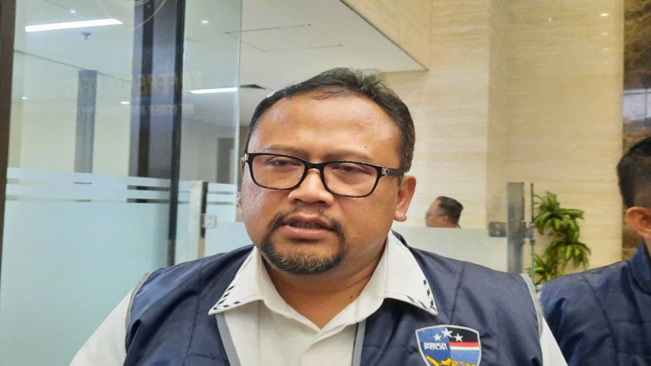 Direktur Tindak Pidana Siber Brigjen Pol. Adi Vivid Agustiadi Bachtiar, Rabu (30/8/2023). (ANTARA/Laily Rahmawaty)