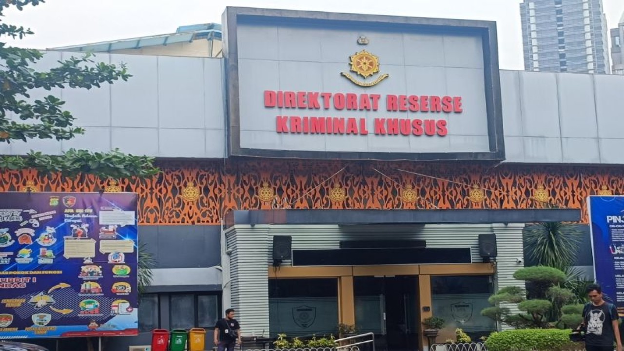 Gedung Direktorat Reserse Kriminal Khusus Polda Metro Jaya. ANTARA/ Ilham Kausar