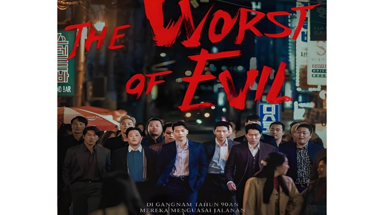 Poster serial drama kriminal "The Worst of Evil" yang akan tayang pada 27 September 2023 di salah satu layanan video berbayar. (ANTARA/HO/Disney+ Hotstar)