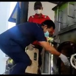 Proses pemusnahan barang bukti jenis sabu-sabu yang dilakukan oleh Kejari Kendari. (Antara/La Ode Muh Deden Saputra)-1692697022