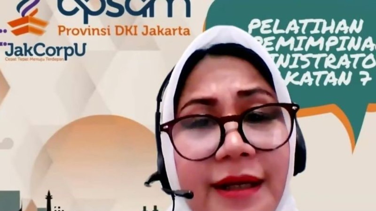 Tangkapan layar Kepala Puskesmas Kramat Jati dr. Indra Mutiara dalam webinar yang disaksikan di Jakarta, Selasa (15/8/2023). ANTARA/Mentari Dwi Gayati