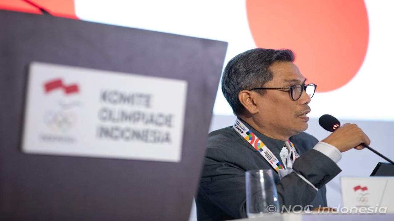 Sekretaris Jenderal Komite Olimpiade Indonesia (KOI) Wijaya Noeradi. (ANTARA/HO/Komite Olimpiade Indonesia/Naif Al’as)