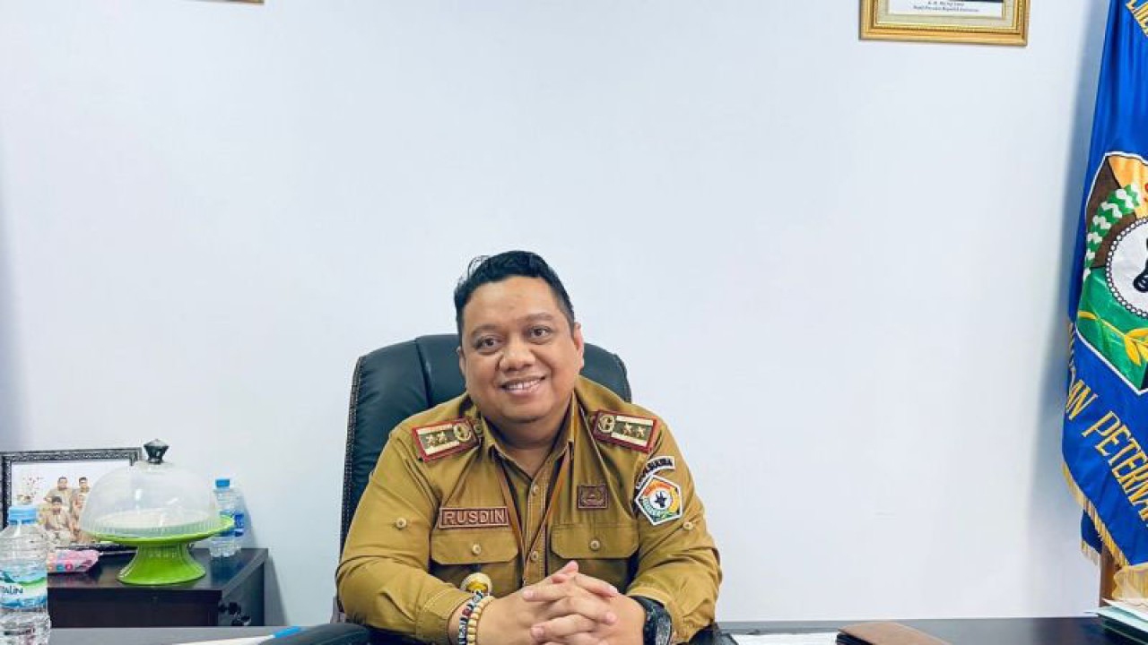 Kepala Distanak Sultra LM Rusdin Jaya. (Antara/La Ode Muh Deden Saputra)