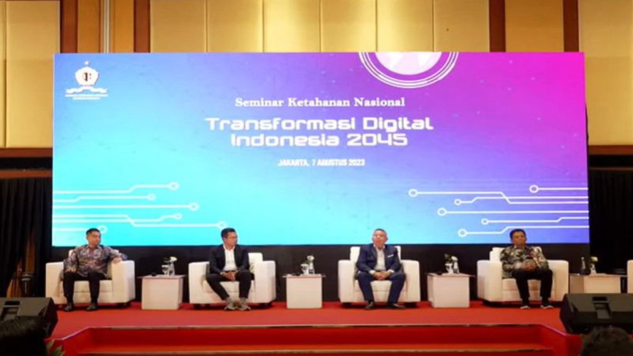 Tangkapan layar "Seminar Ketahanan Nasional Transformasi Digital Indonesia 2045". (ANTARA/HO/Huawei Indonesia)