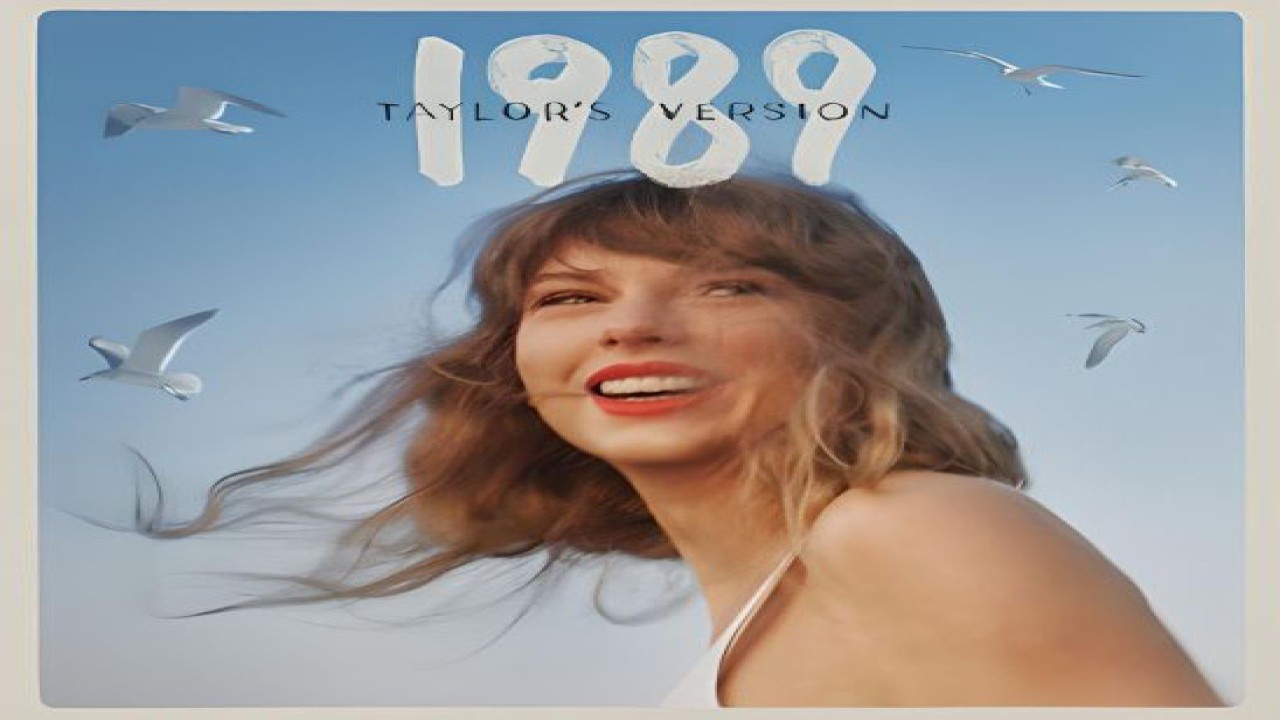 Poster album terbaru Taylor Swift bertajuk "1989 (Taylor's Version). (ANTARA/Twitter/taylorswift13)