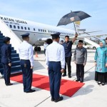 Wapres Ma'ruf Amin bertolak ke Papua dari Lanud Halim Perdanakusuma Jakarta, Selasa (11/7/2023). (ANTARA/HO-BPMI Setwapres)-1692355653