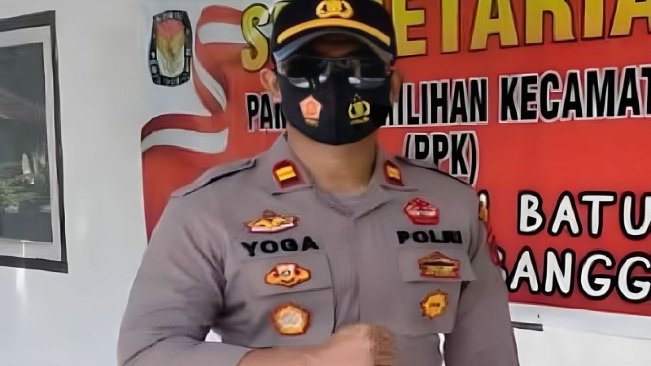 Kasat Reskrim Polres Bangkep Iptu Yoga. ANTARA/Stepensopyan Pontoh.