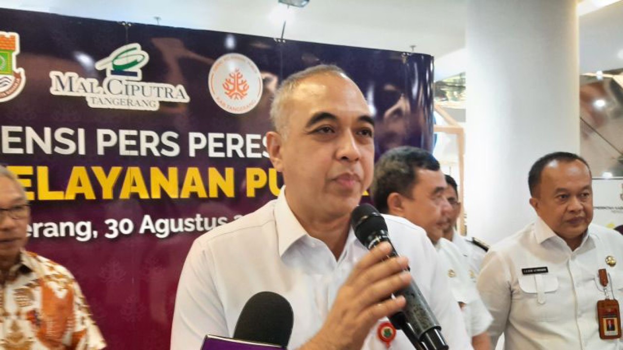 Bupati Tangerang A Zaki Iskandar (ANTARA/Azmi Samsul Maarif)