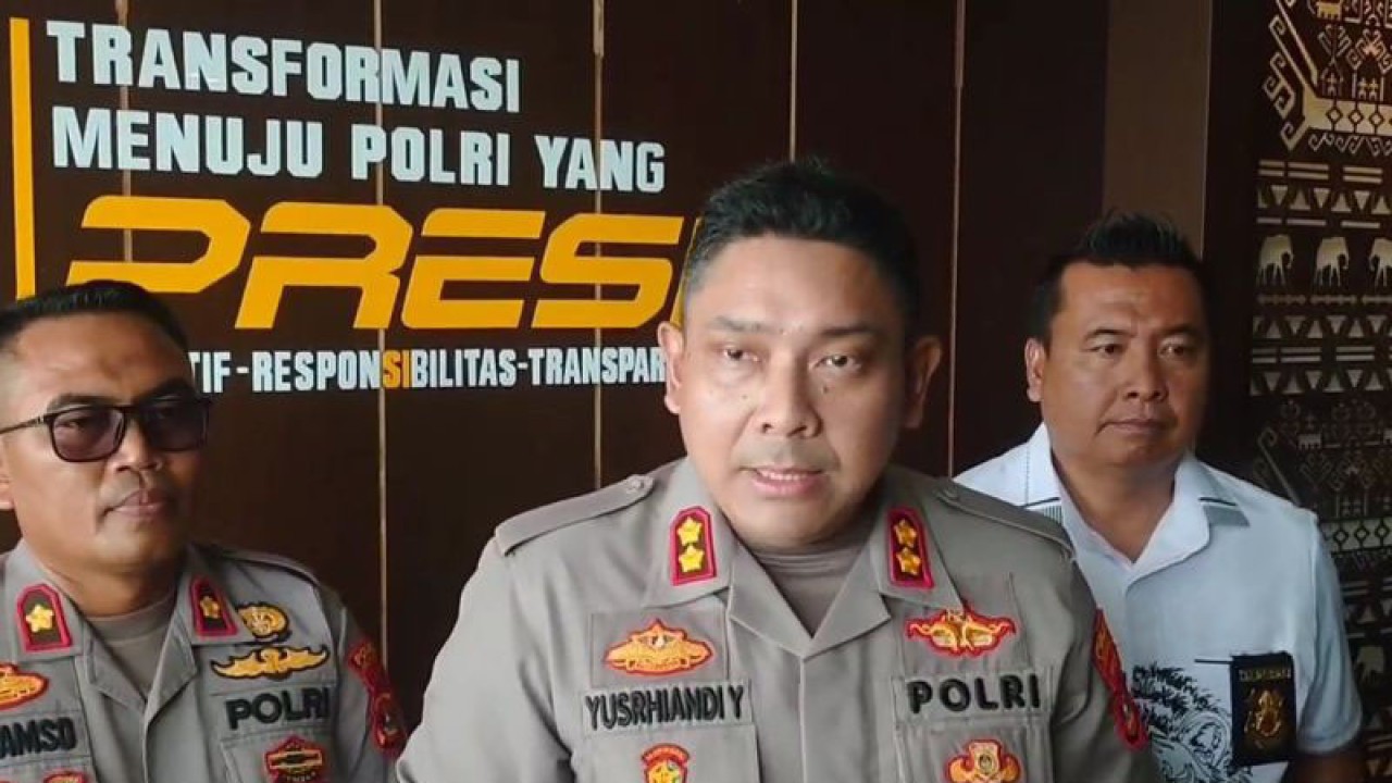 Kapolres Lampung Selatan AKBP Yusriandi Yusrin. (ANTARA/Riadi Gunawan)