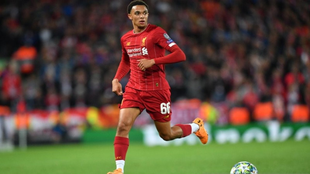 Bek Liverpool Trent Alexander-Arnold. (Photo by Paul ELLIS / AFP) (AFP/PAUL ELLIS)