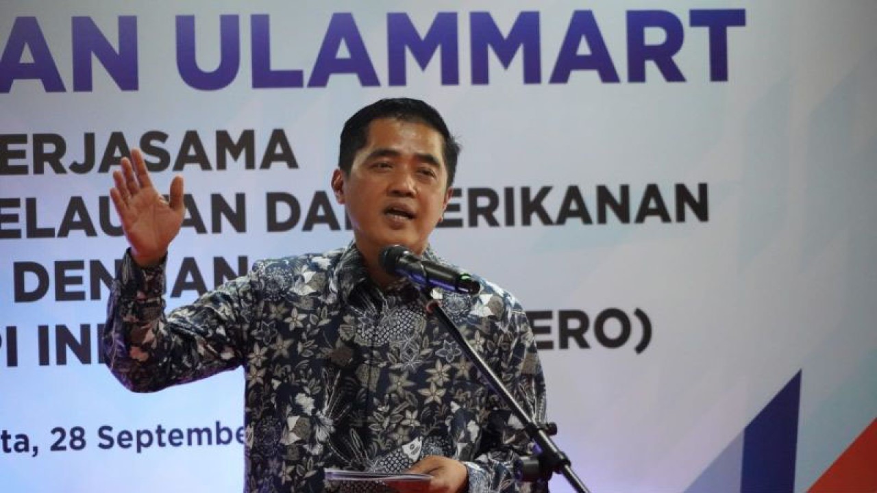Direktur Jenderal Penguatan Daya Saing Produk Kelautan Perikanan, Kementerian Kelautan dan Perikanan (KKP) Budi Sulistiyo. ANTARA/ (HO-KKP)