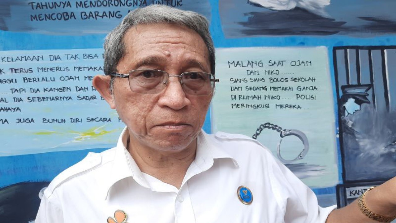 Kepala BNN Kota Tangerang Dedy Sutardi. ANTARA/Azmi Samsul Maarif.