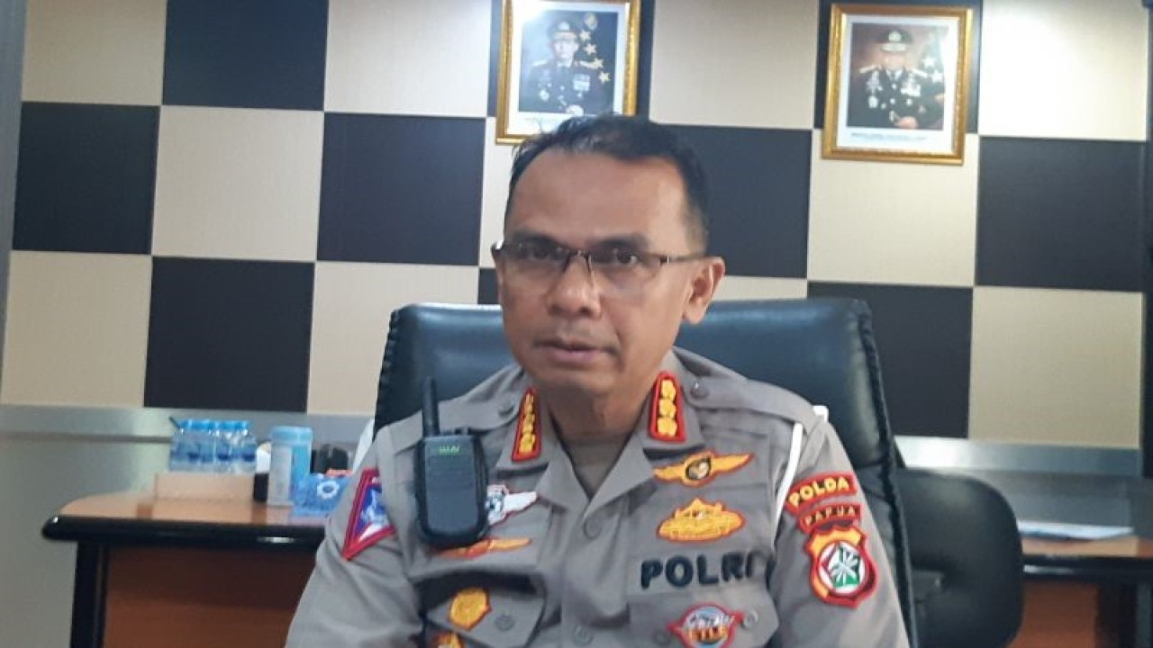 Dirlantas Polda Papua Kombes Polisi Abrianto Pardede (ANTARA/Ardiles Leloltery)