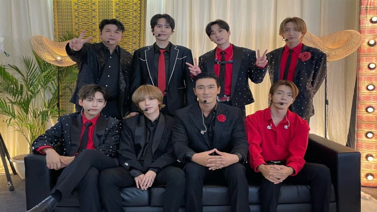 Grup idola K-pop Super Junior (ANTARA/Twitter/@SJofficial)