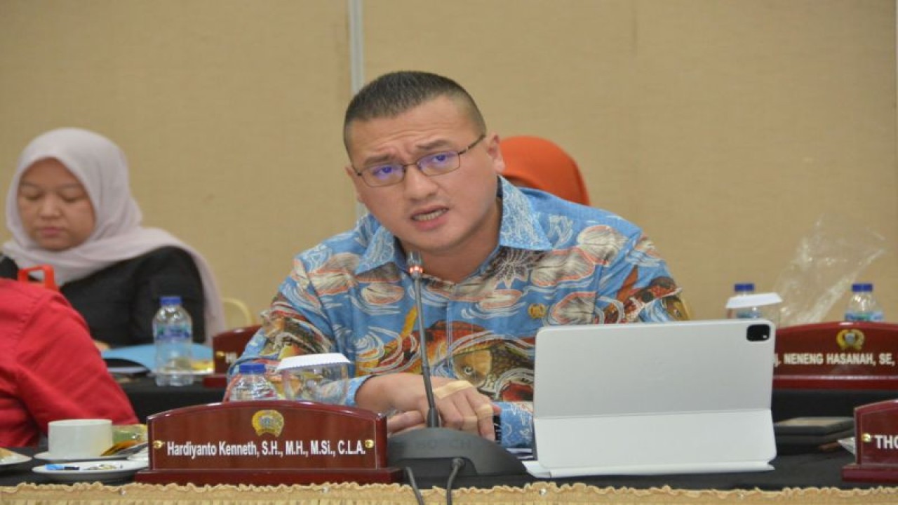 Anggota DPRD DKI Hardiyanto Kenneth, Jakarta, Senin (18/9/2023). ANTARA/HO-DPRD DKI