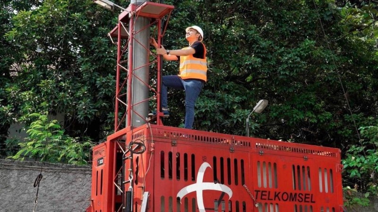 Ilustrasi jaringan Telkomsel. (ANTARA/HO-Telkomsel)