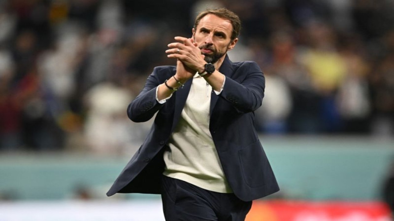 Pelatih timnas Inggris Gareth Southgate (Photo by Paul ELLIS / AFP) (AFP/PAUL ELLIS)