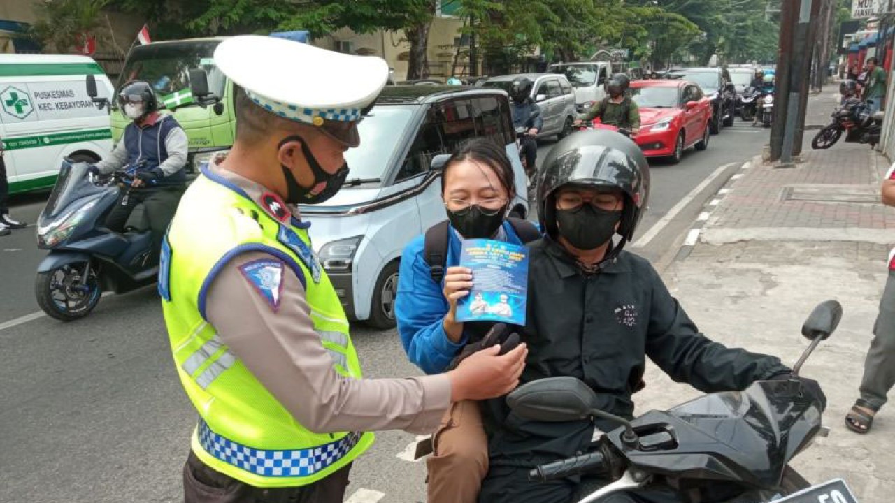 Operasi Zebra 2023 di Jakarta Selatan jaring 941 pengendara motor. ANTARA/ HO-Polres Metro Jakarta Selatan