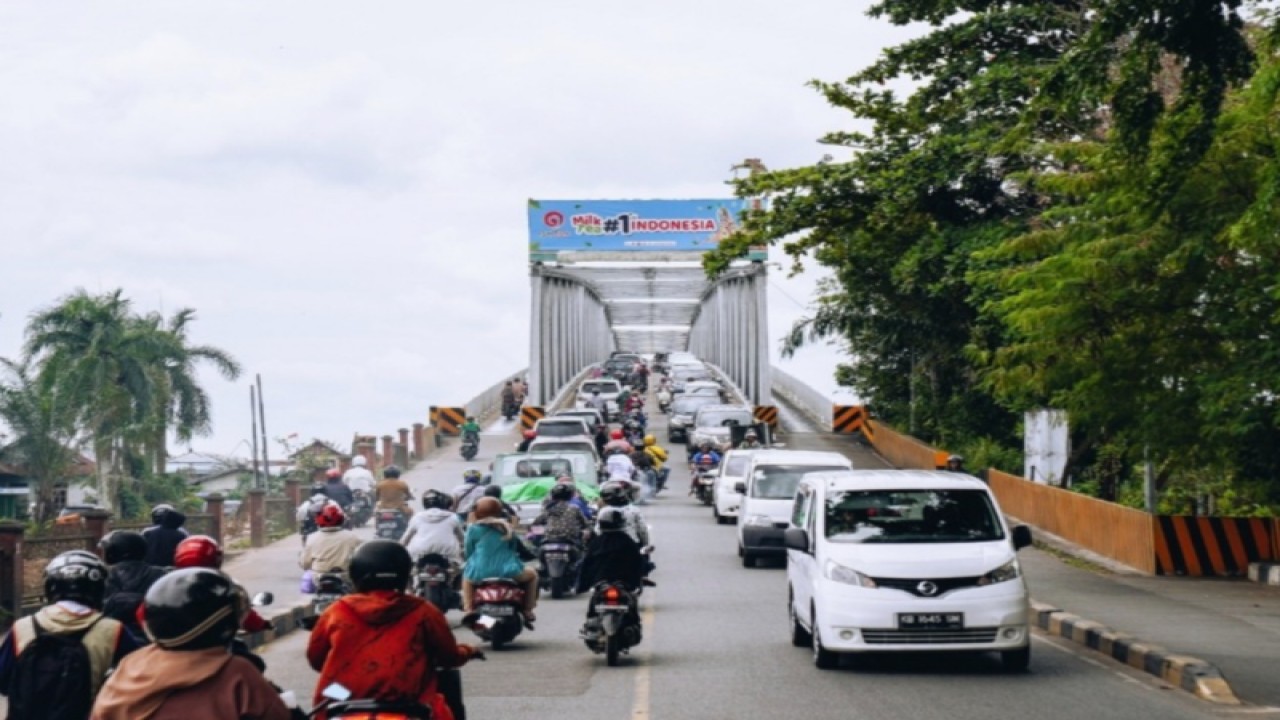 Jembatan Kapuas I di Pontianak, Kalbar. ANTARA/HO-Prokopim Kota Pontianak