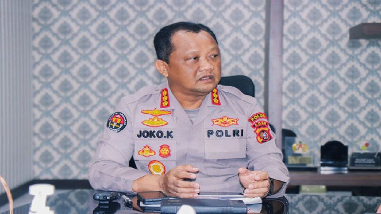 Kepala Bidang Humas Polda Aceh Kombes Pol Joko Krisdiyanto. ANTARA/HO-Bidhumas Polda Aceh