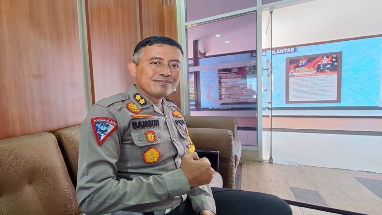 Kabag Ops Ditlantas Polda Kaltim AKBP Bangun Isworo (ANTARA/novi abdi)