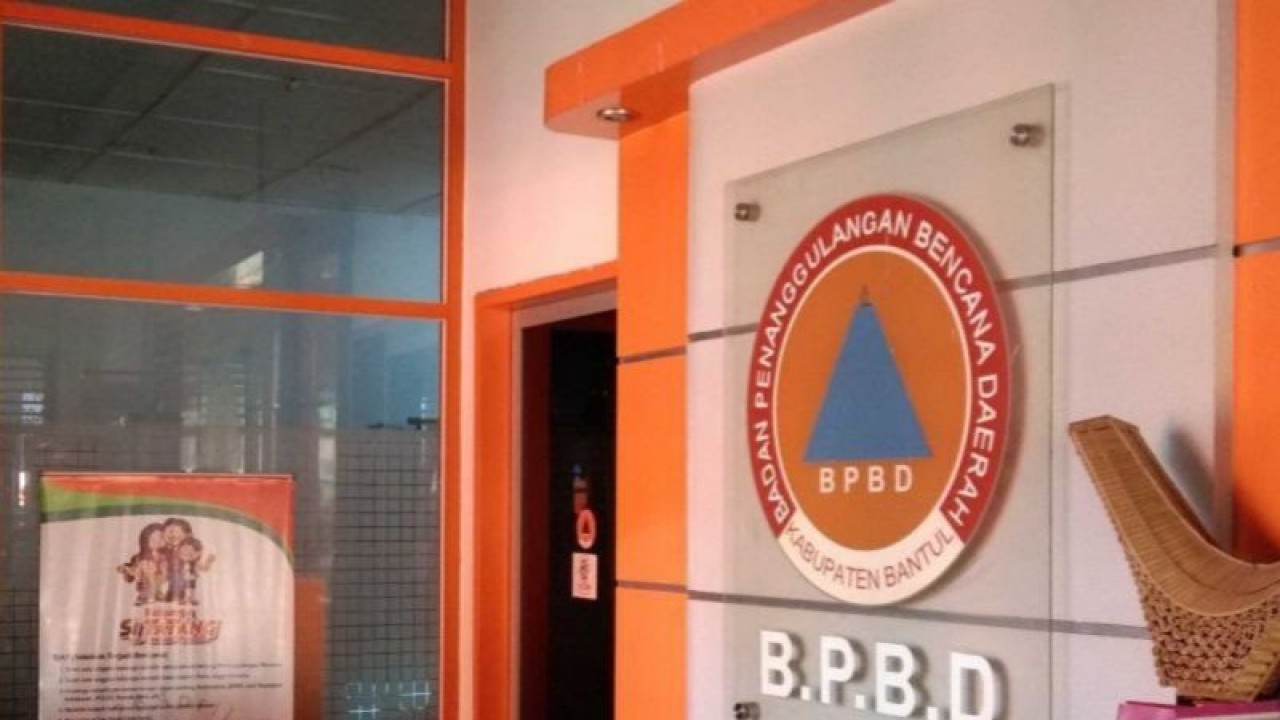 Kantor Badan Penanggulangan Bencana Daerah (BPBD) Kabupaten Bantul, Daerah Istimewa Yogyakarta. (ANTARA/Hery Sidik)