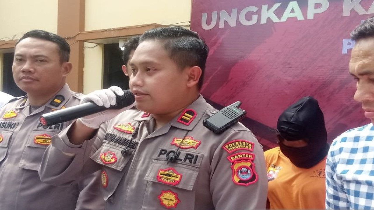 Kapolsek Panongan Iptu Hotma Patuan Anggari Manurung (Azmi)