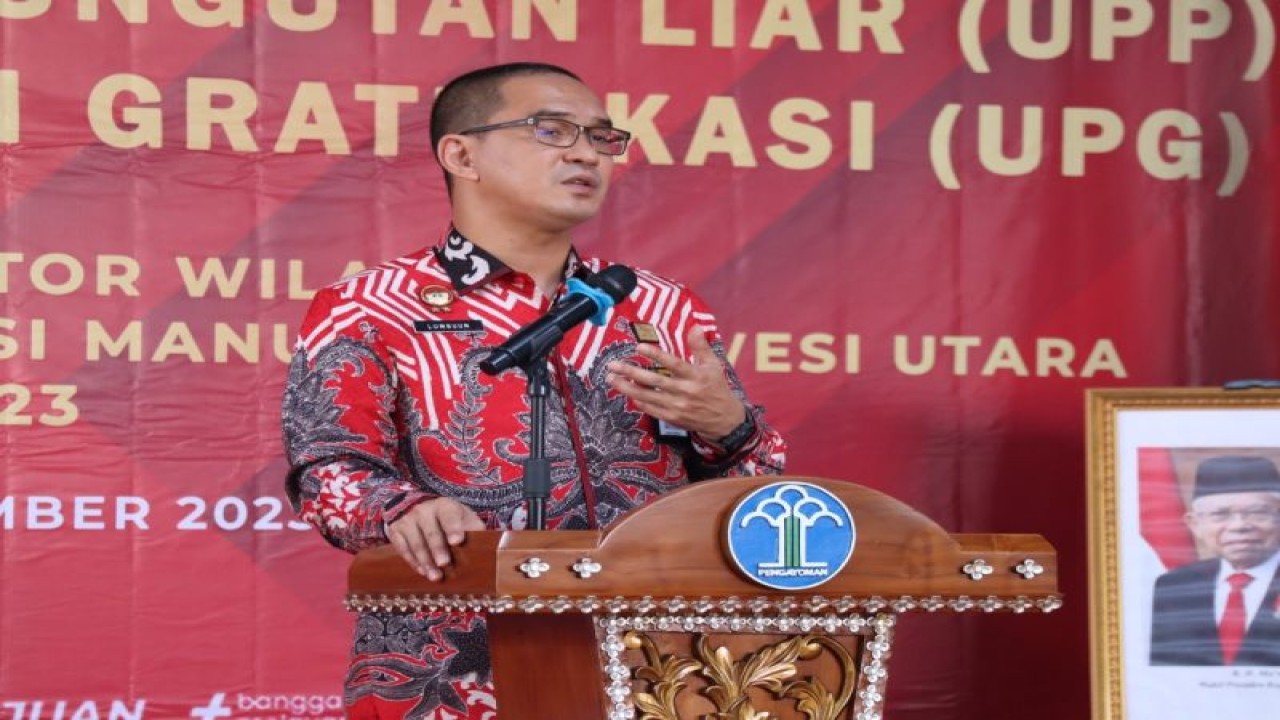 Kepala Kantor Wilayah Kementerian Hukum dan Hak Asasi Sulawesi Utara, Ronald Lumbuun. ANTARA/HO-Humas Kemenkumham Sulawesi Utara