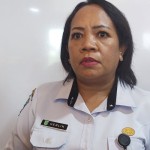 Kepala BPBD Kota Sorong Herlin Sasabone ketika diwawancara di Sorong, Jumat (1/9/2023). (ANTARA/Yuvensius Lasa Banafanu)-1693552846